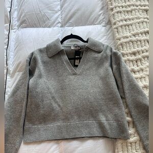 Aritzia Analog Polo Sweater NWT